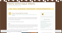 Desktop Screenshot of pintswithhalfpints.com